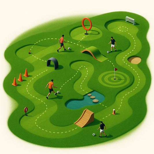 Football Golf – Course Design